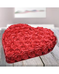 black forest rose cake